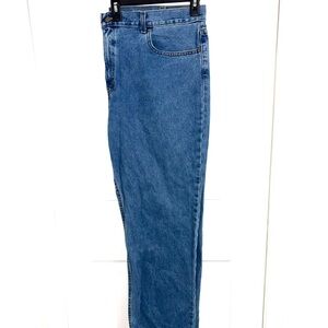 George Men's Straight Blue Jeans